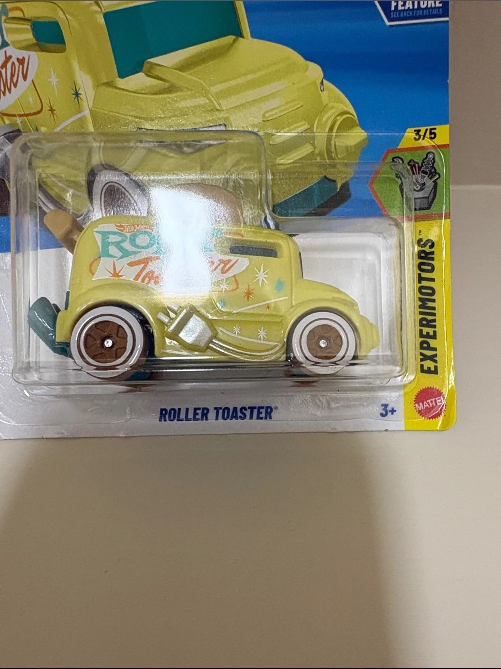 NWT Mattel Hit Wheels “Roller Toaster” 3/5 Experimotors Series